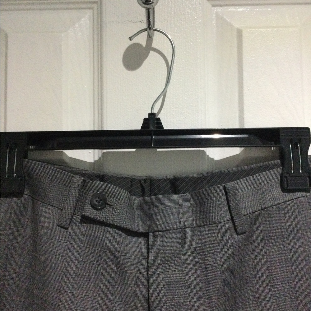 BNWT Calvin Klein Men's Wool Charcoal Gray Suit Trousers - Picture 3 of 5
